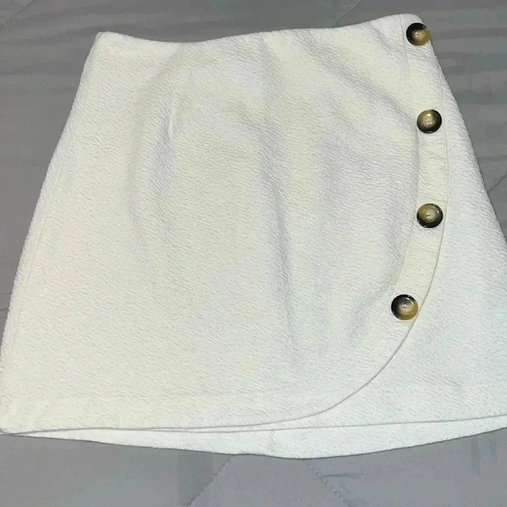 Maeve By Anthropology Knit Wrap Mini Skirt A919